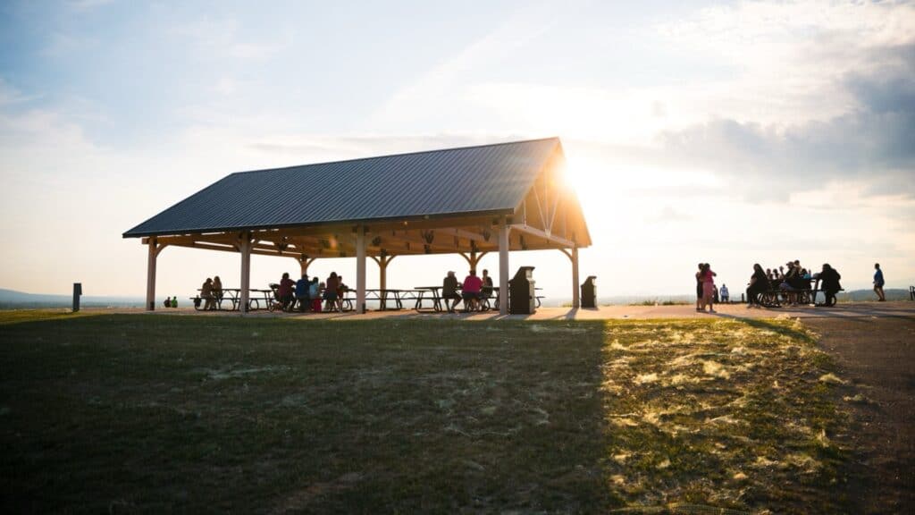 picnic shelters